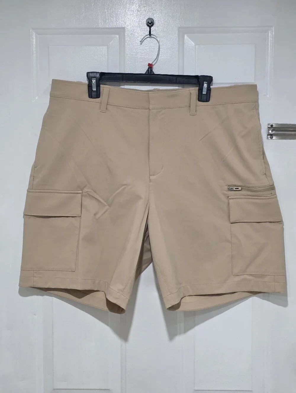 Jordan Men's Tan Cargo Shorts with Utility Pockets